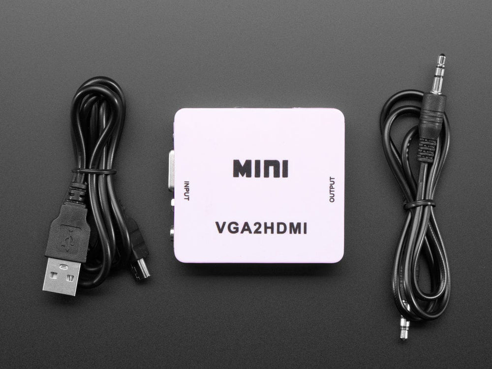 VGA to HDMI Audio and Video Adapter by The Pi Hut - The Pi Hut