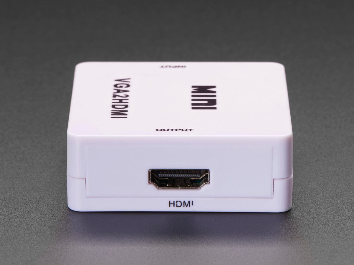 VGA to HDMI Audio and Video Adapter by The Pi Hut - The Pi Hut