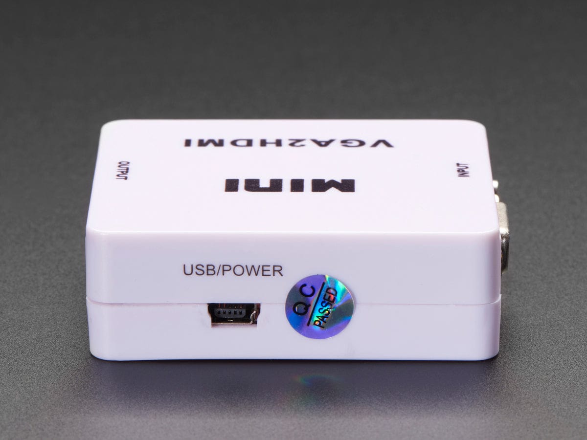 VGA to HDMI Audio and Video Adapter by The Pi Hut - The Pi Hut