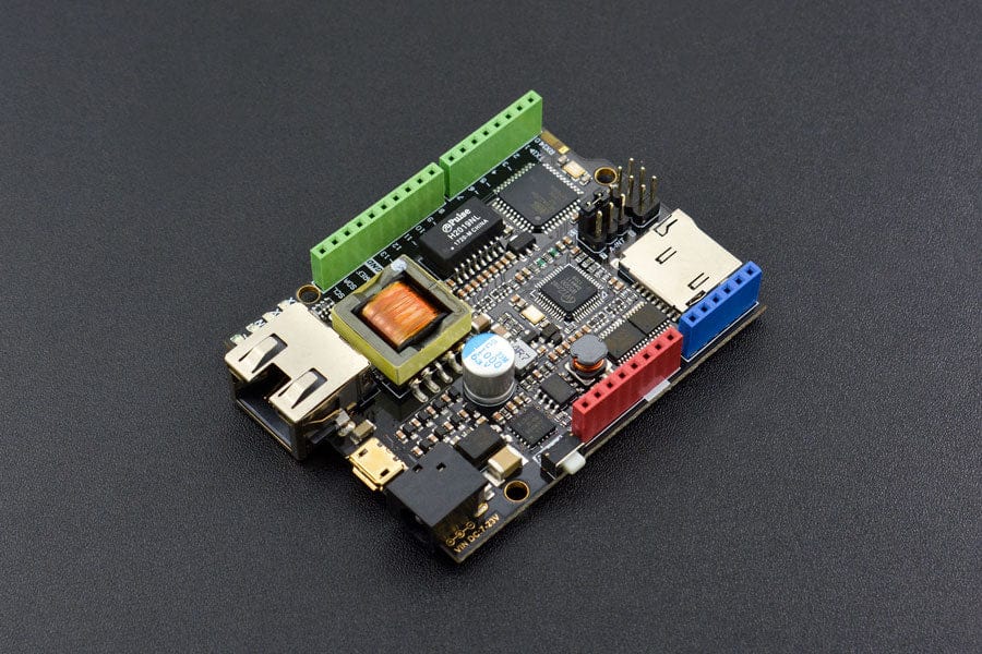 W5500 Ethernet with POE IoT Board (Arduino Compatible) by DFRobot - The Pi Hut