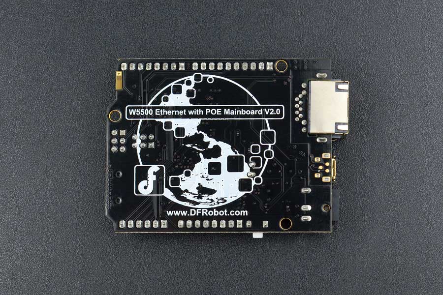 W5500 Ethernet with POE IoT Board (Arduino Compatible) by DFRobot - The Pi Hut