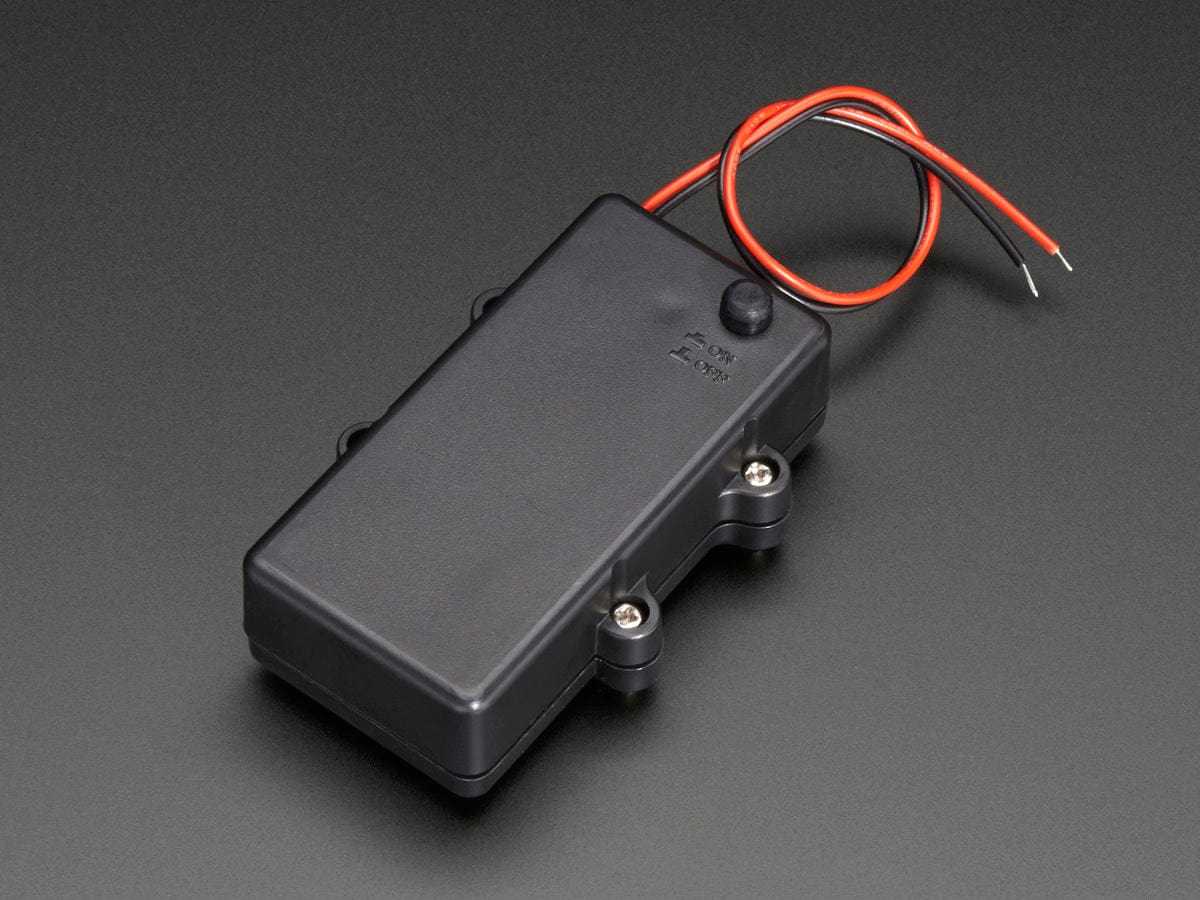 Waterproof 2xAA Battery Holder with On/Off Switch by The Pi Hut - The Pi Hut