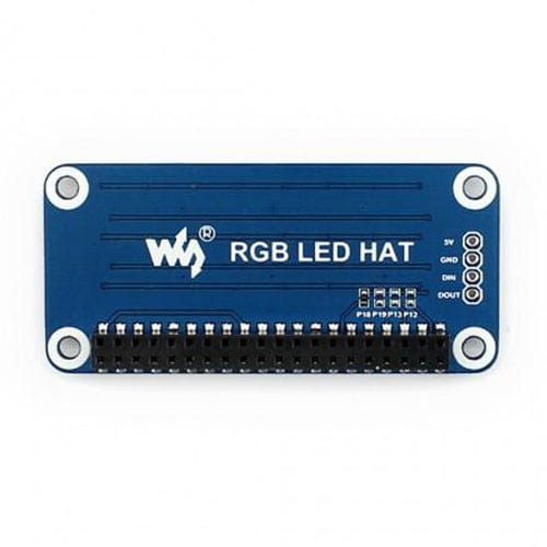 Waveshare - RGB LED pHAT (4 x 8) by Waveshare - The Pi Hut
