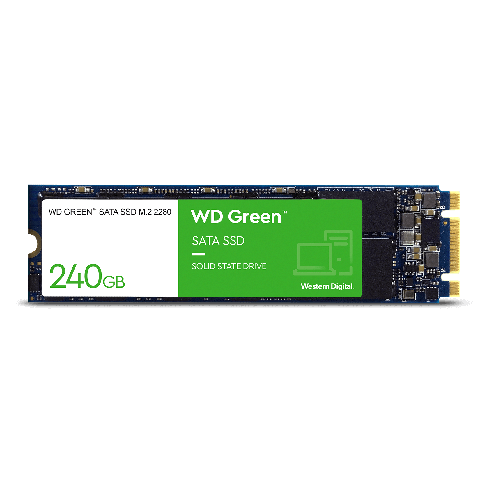 WD Green 240GB M.2 Internal SATA SSD by Western Digital - The Pi Hut