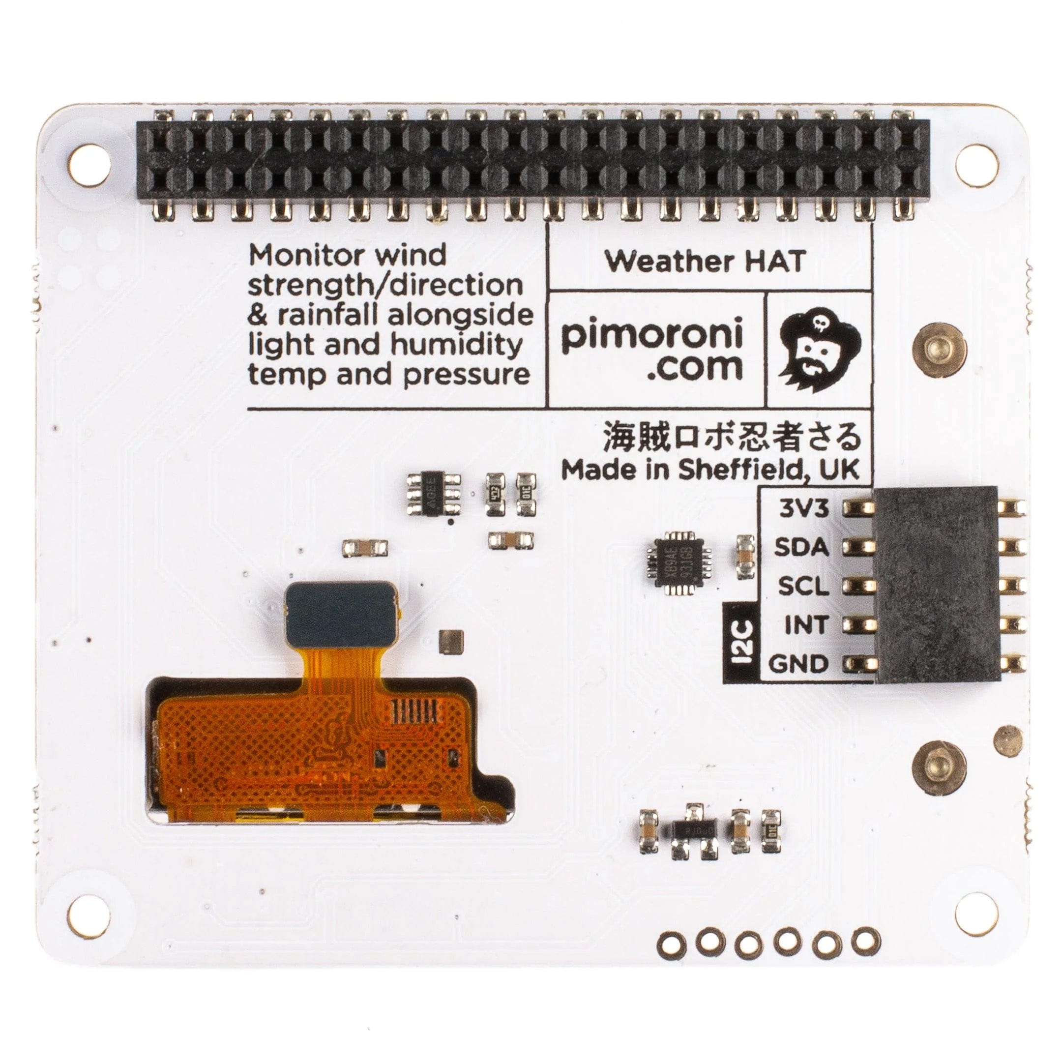 Weather HAT by Pimoroni - The Pi Hut