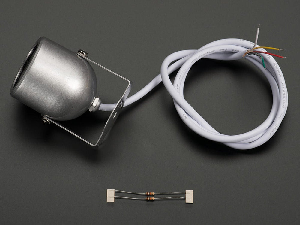 Weatherproof TTL Serial JPEG Camera with NTSC Video and IR LEDs by The Pi Hut - The Pi Hut