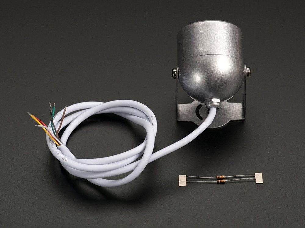 Weatherproof TTL Serial JPEG Camera with NTSC Video and IR LEDs by The Pi Hut - The Pi Hut