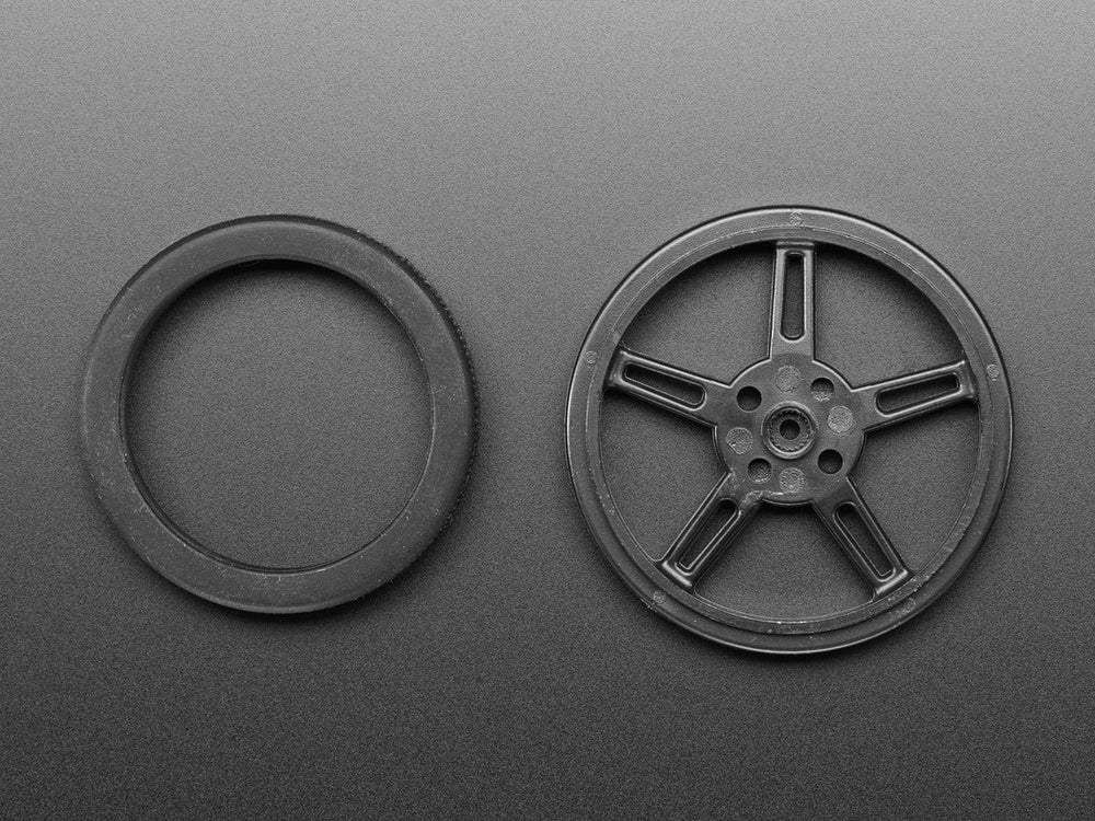 Wheel for Micro Continuous Rotation FS90R Servo by The Pi Hut - The Pi Hut