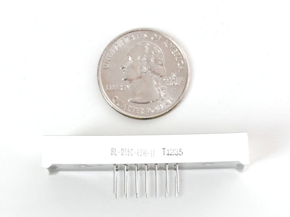 White 7-segment clock display - 0.56" digit height by The Pi Hut - The Pi Hut