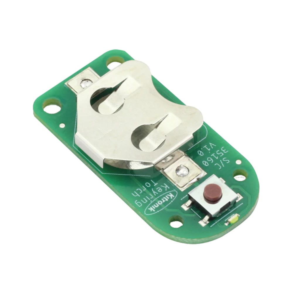 White LED Keyring Torch (Pre-built) by Kitronik - The Pi Hut