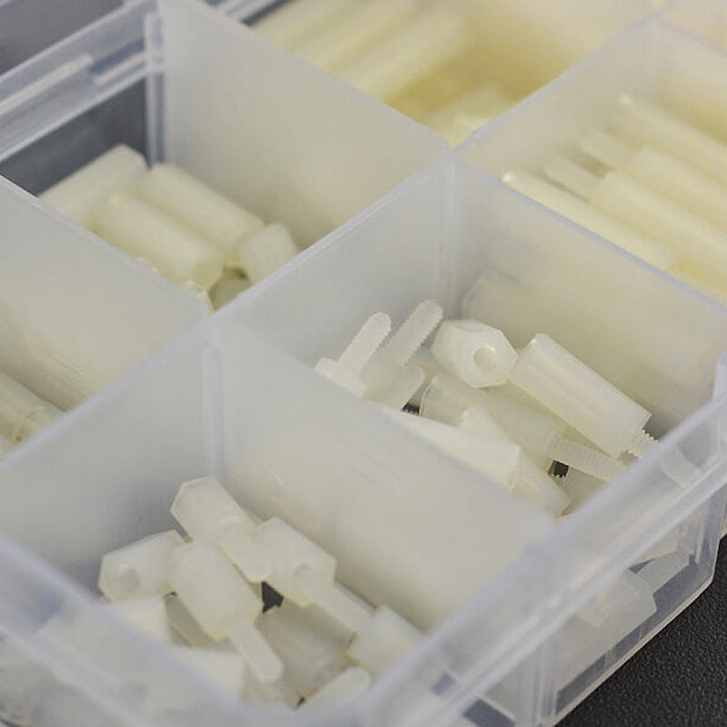 White Nylon M2 Mounting Kit by DFRobot - The Pi Hut