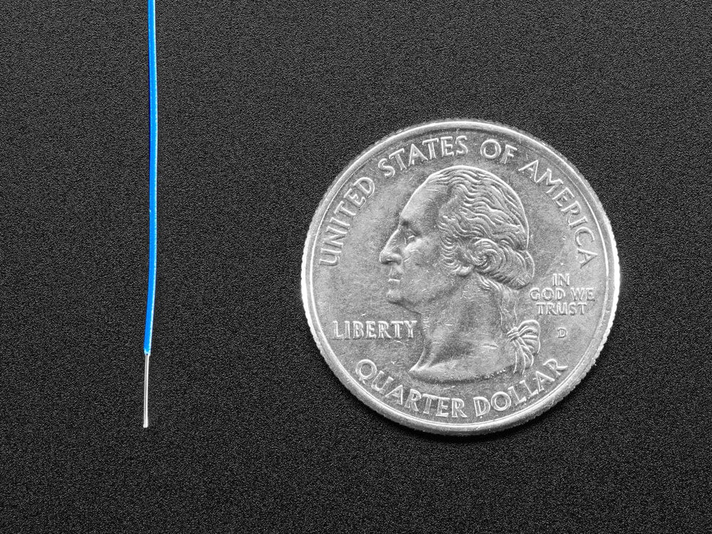 "Wire Wrap" Thin Prototyping & Repair Wire - 200m 30AWG Blue by The Pi Hut - The Pi Hut