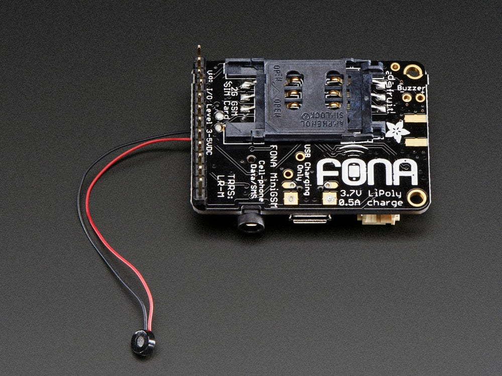 Wired Miniature Electret Microphone by The Pi Hut - The Pi Hut