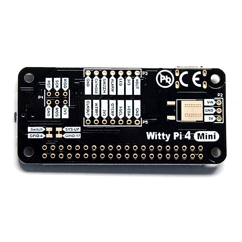 Witty Pi 4 Mini - Realtime Clock and Power Management for Raspberry Pi by UUGear - The Pi Hut