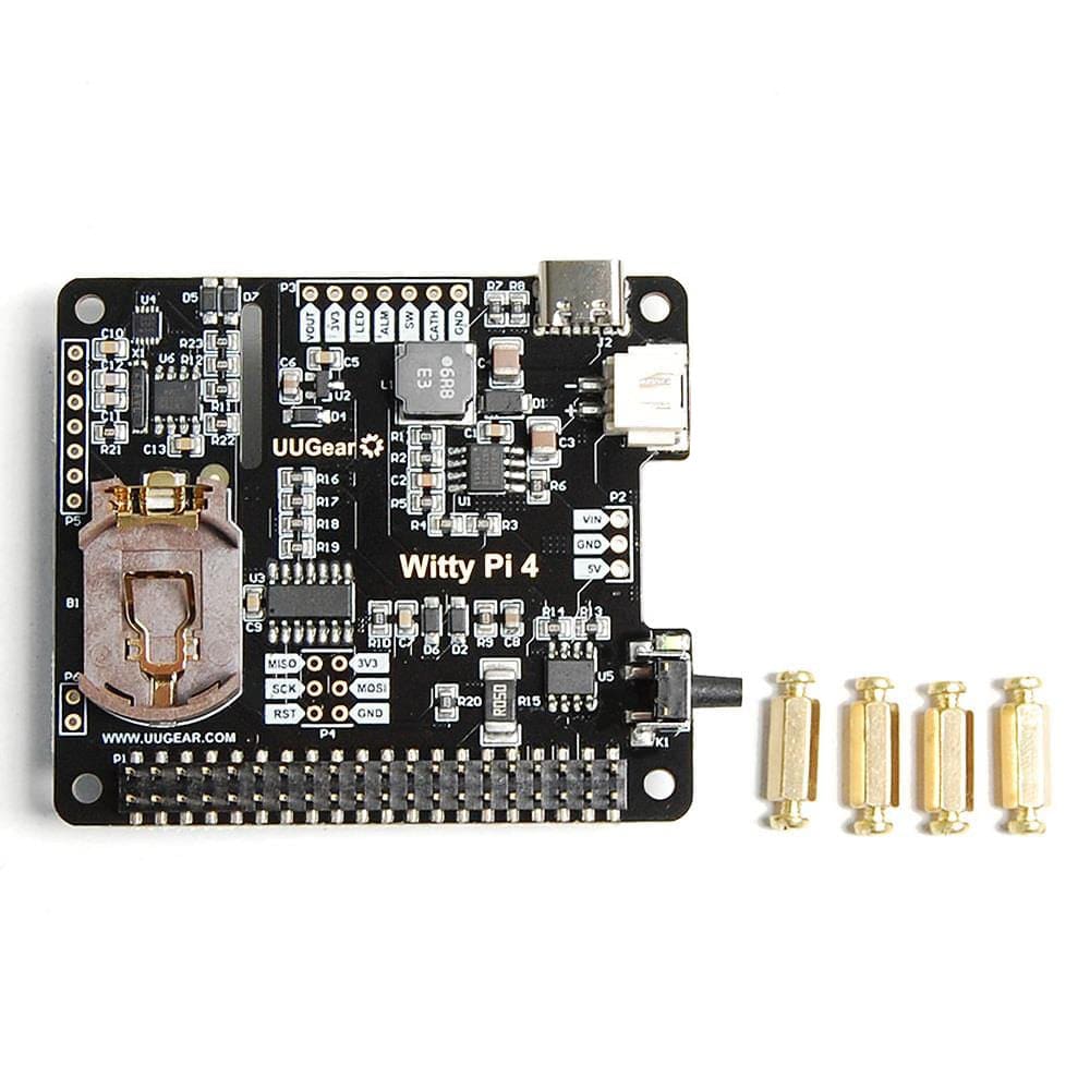 Witty Pi 4 - Real-time Clock and Power Management for Raspberry Pi by UUGear - The Pi Hut