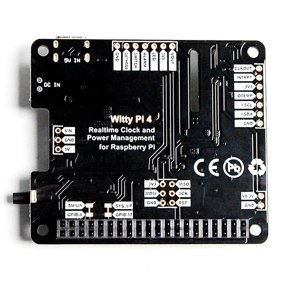 Witty Pi 4 - Real-time Clock and Power Management for Raspberry Pi by UUGear - The Pi Hut
