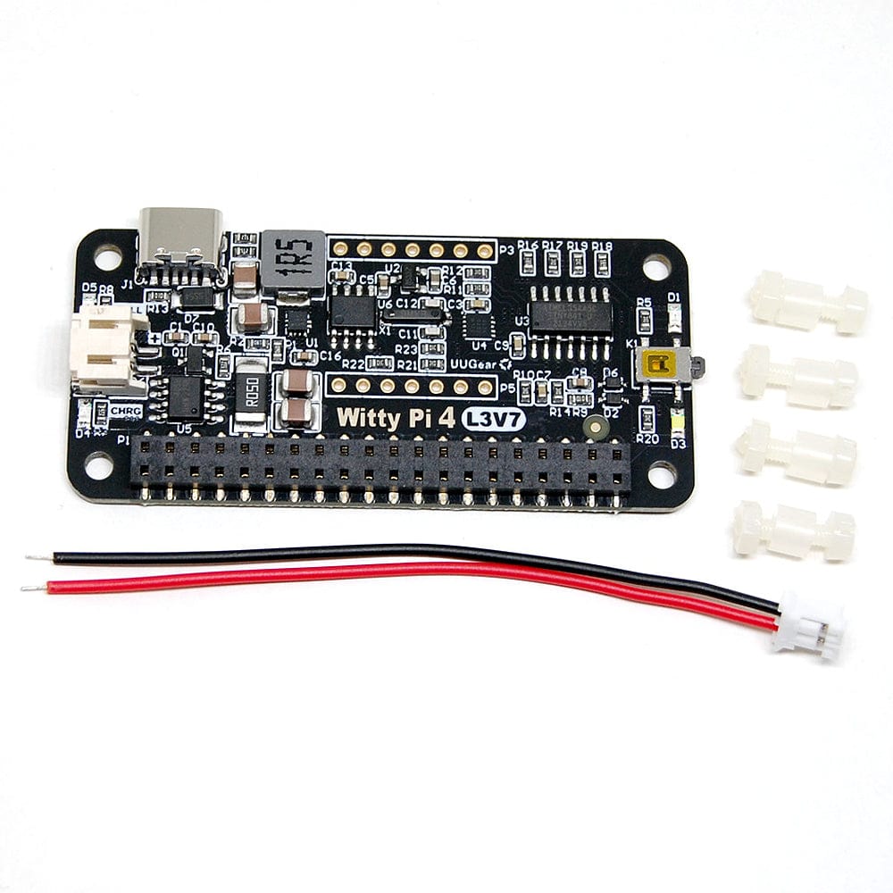 Witty Pi L3V7 - Realtime Clock and Power Management for Raspberry Pi by UUGear - The Pi Hut