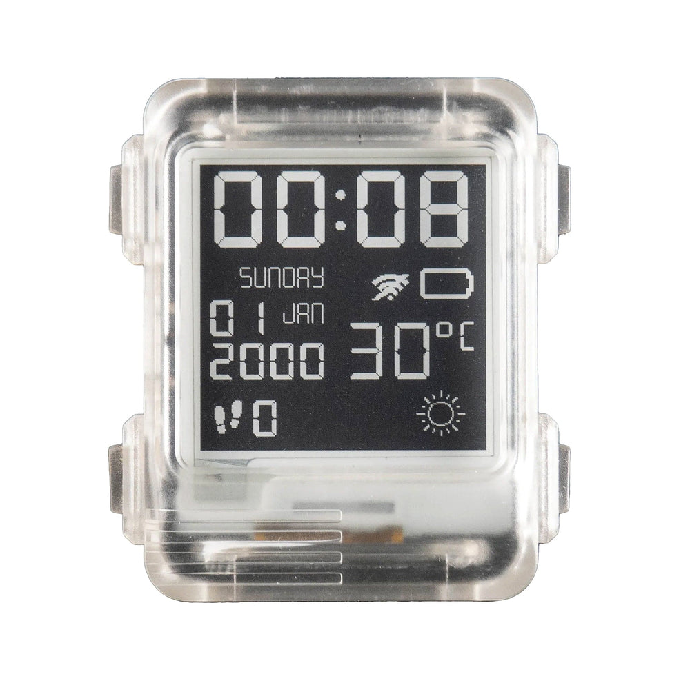 Yatari 2.0 Clear ABS Case for Watchy by SQFMI - The Pi Hut
