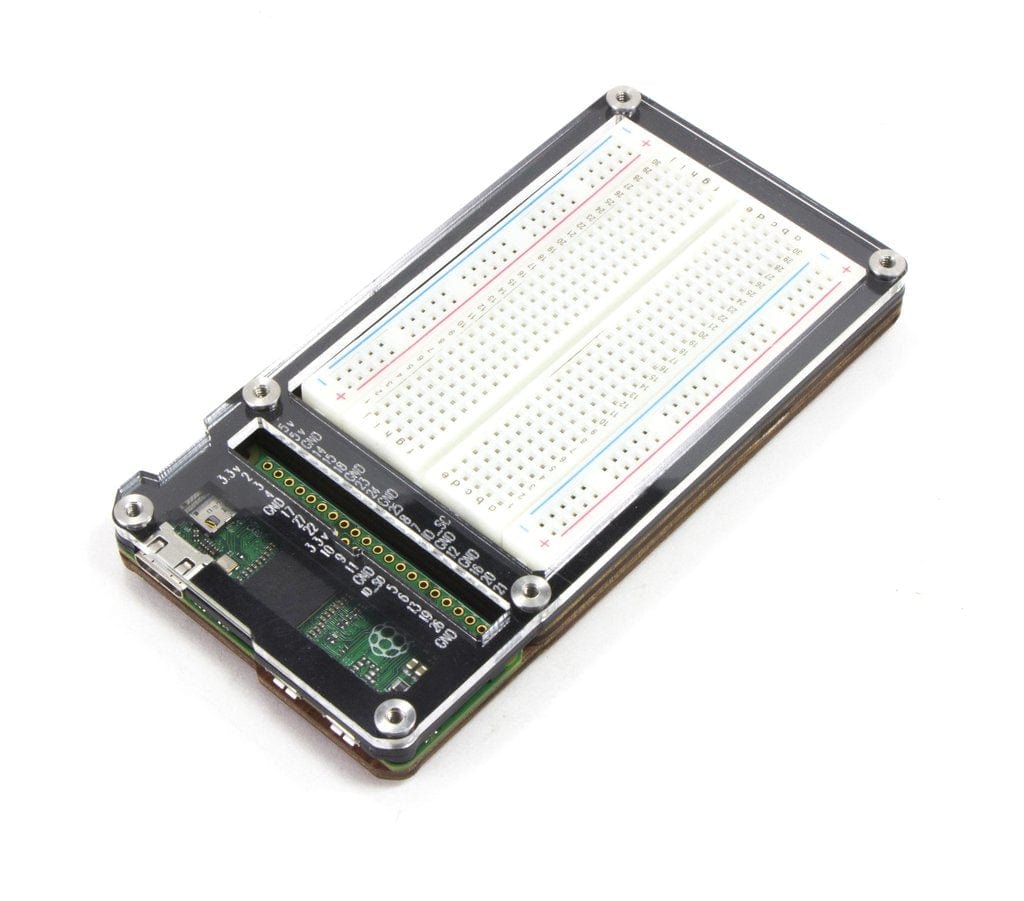 Zebra Zero Plus Raspberry Pi Zero Case - Black Ice by C4 Labs - The Pi Hut