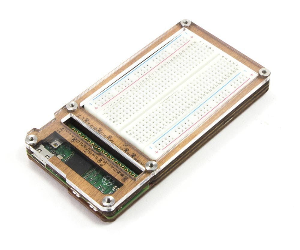 Zebra Zero Plus Raspberry Pi Zero Case - Wood by C4 Labs - The Pi Hut