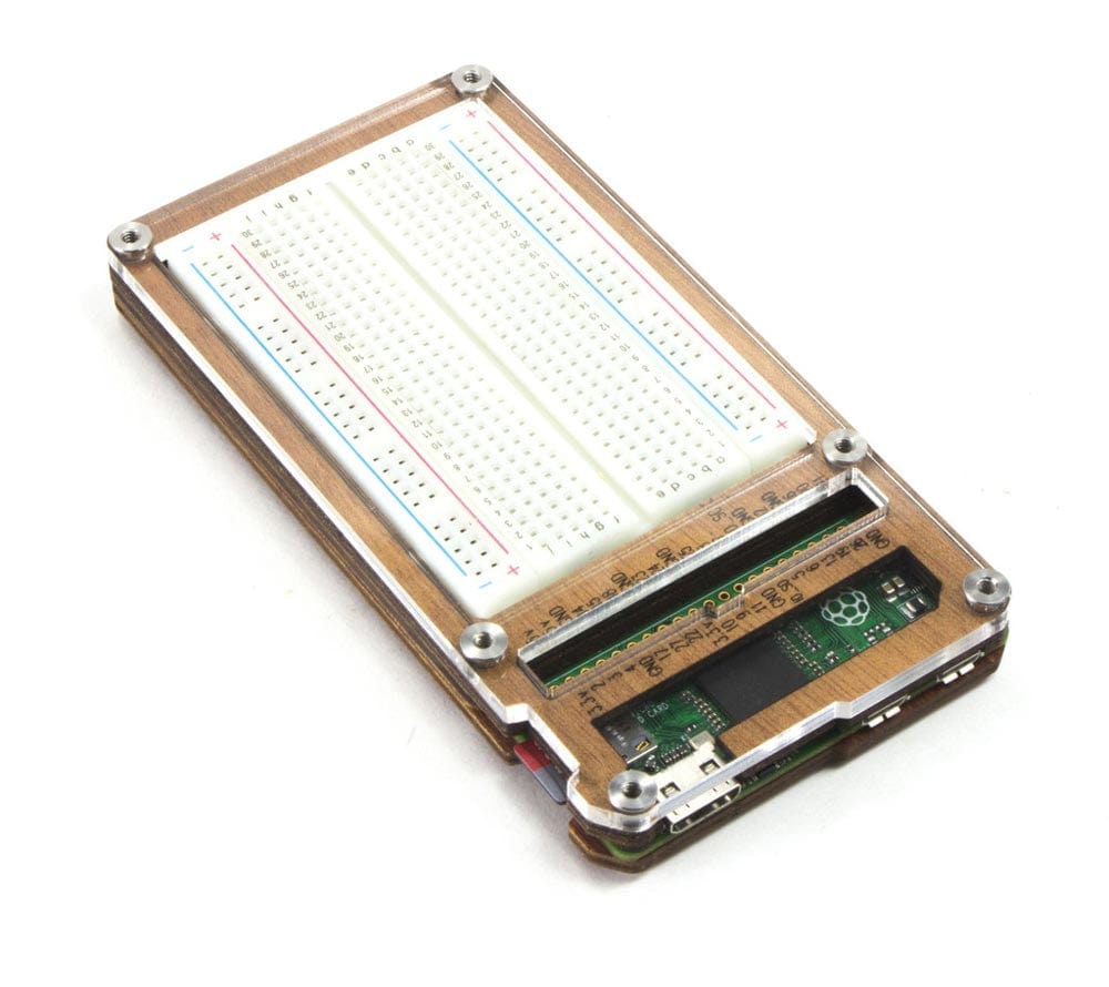 Zebra Zero Plus Raspberry Pi Zero Case - Wood by C4 Labs - The Pi Hut