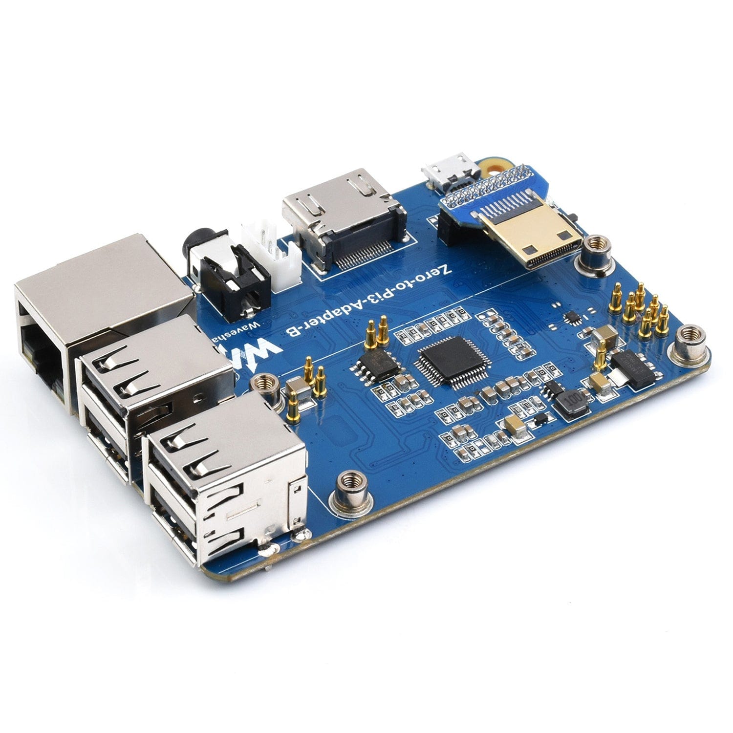 Zero 2 to 3B Adapter (B) by Waveshare - The Pi Hut