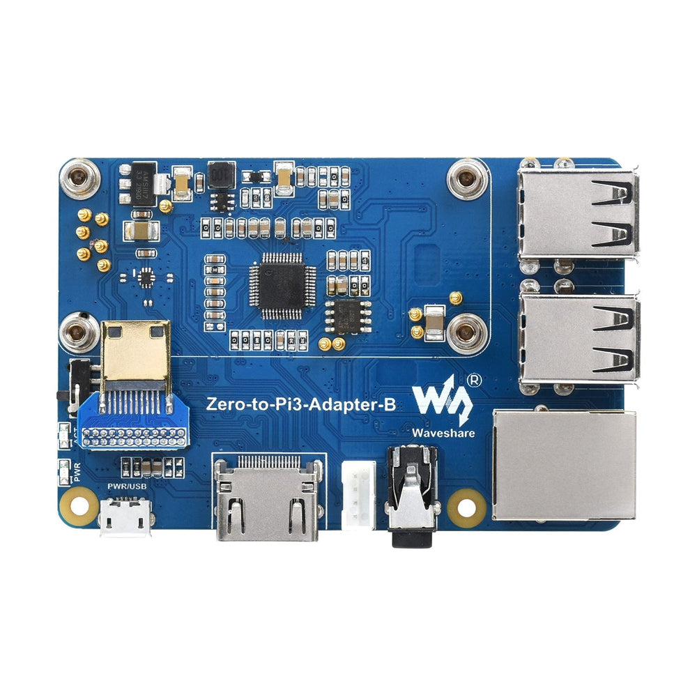 Zero 2 to 3B Adapter (B) by Waveshare - The Pi Hut