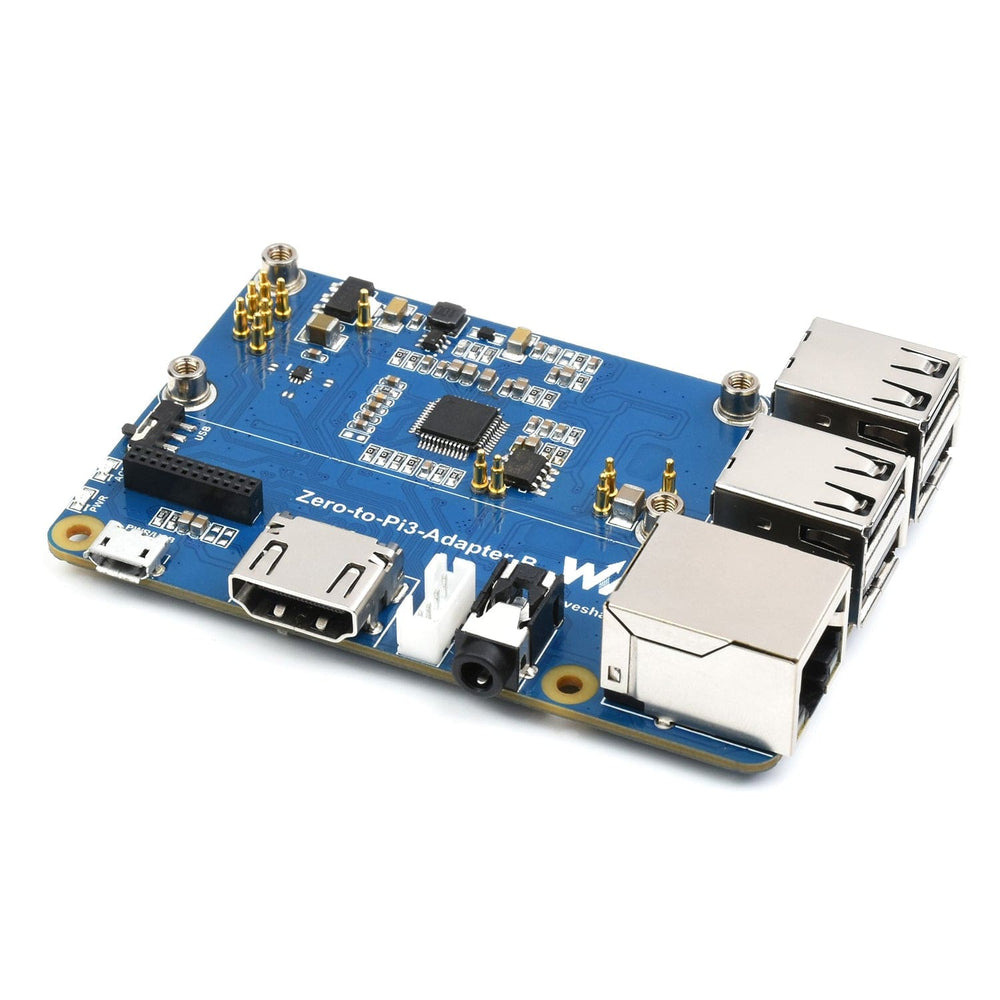 Zero 2 to 3B Adapter (B) by Waveshare - The Pi Hut