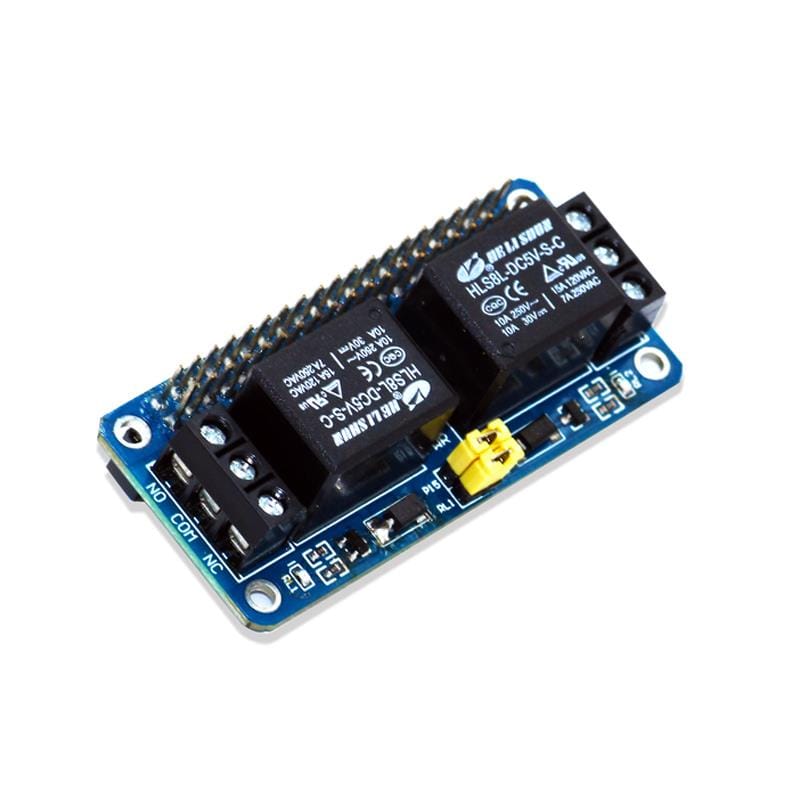 Zero Relay: 2-Channel 5V Relay Board for Pi Zero by SBC - The Pi Hut