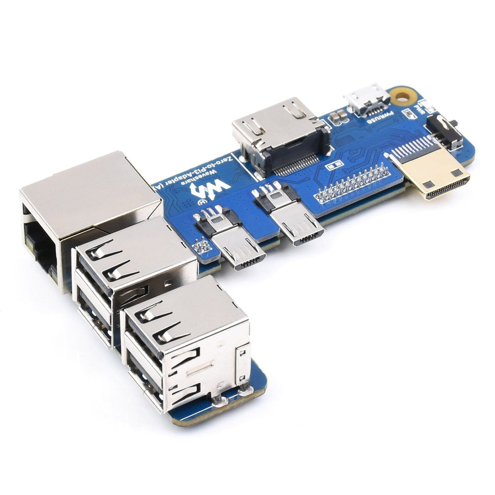 Zero to 3B Adapter (A) by Waveshare - The Pi Hut