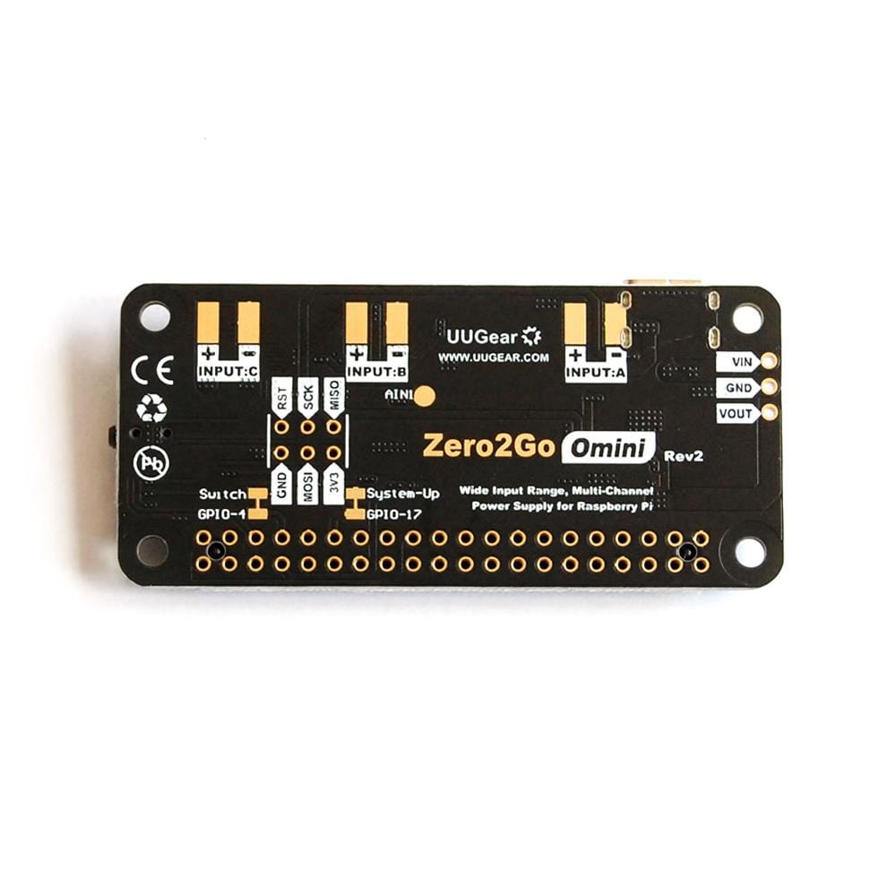 Zero2Go Omini Rev2: Wide Input Range Power Supply by UUGear - The Pi Hut