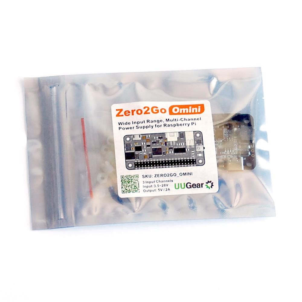 Zero2Go Omini Rev2: Wide Input Range Power Supply by UUGear - The Pi Hut
