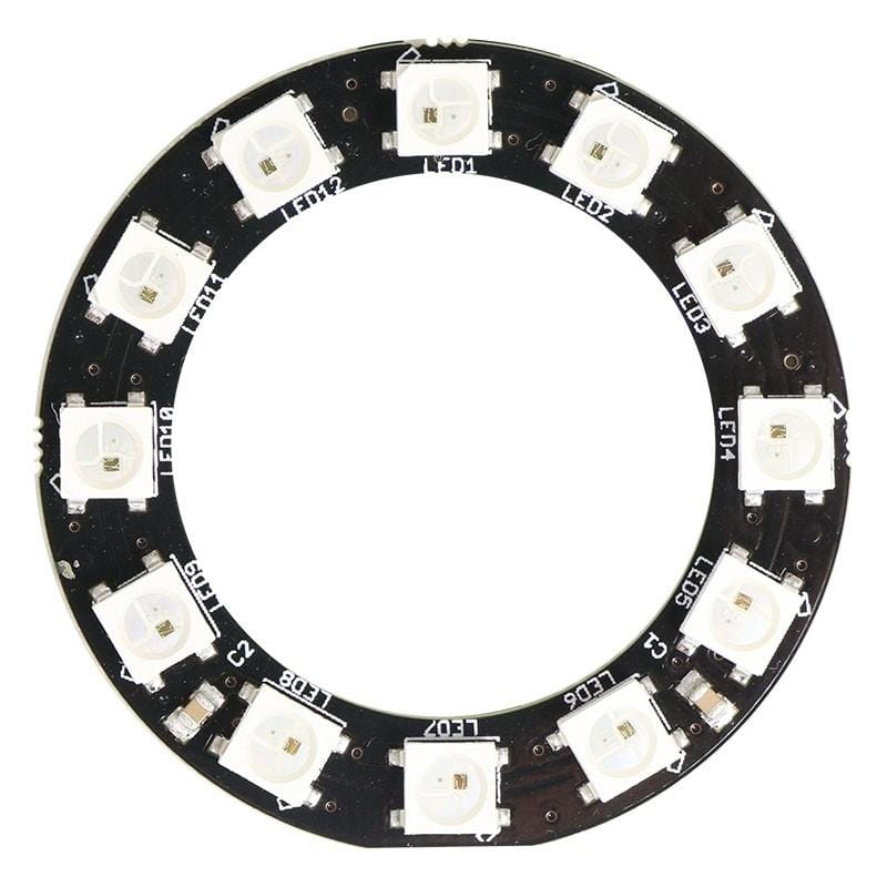 ZIP Circle - 12 ZIP LEDs by Kitronik - The Pi Hut