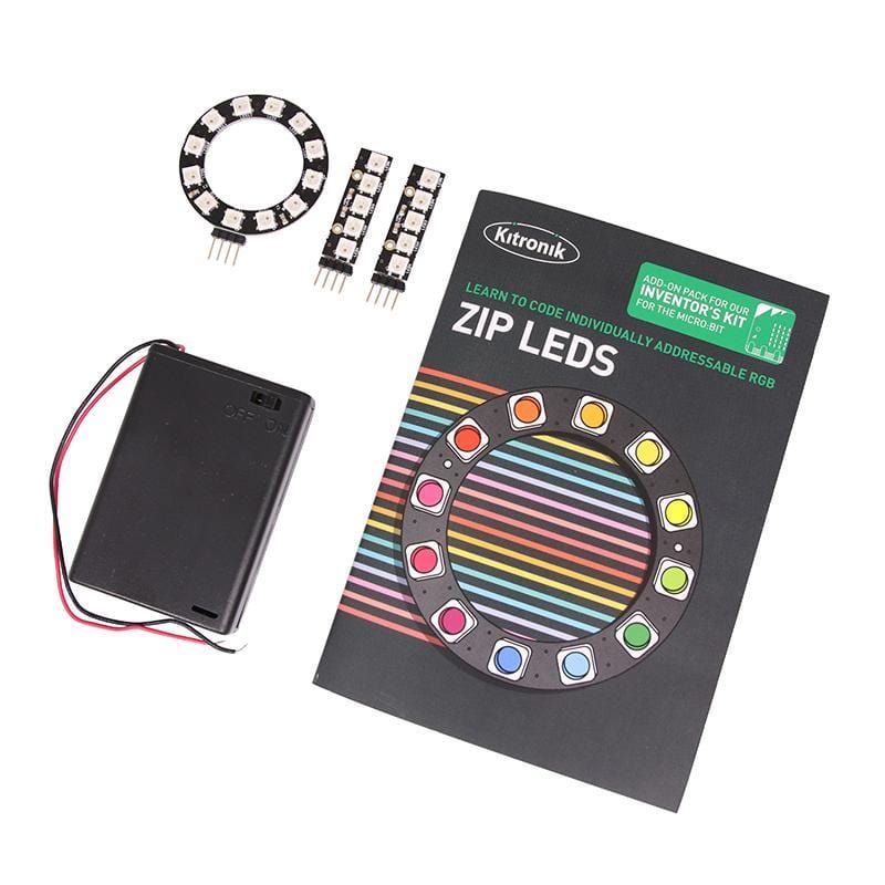 ZIP LED Add-On Pack for Kitronik Inventor's Kit for micro:bit by Kitronik - The Pi Hut