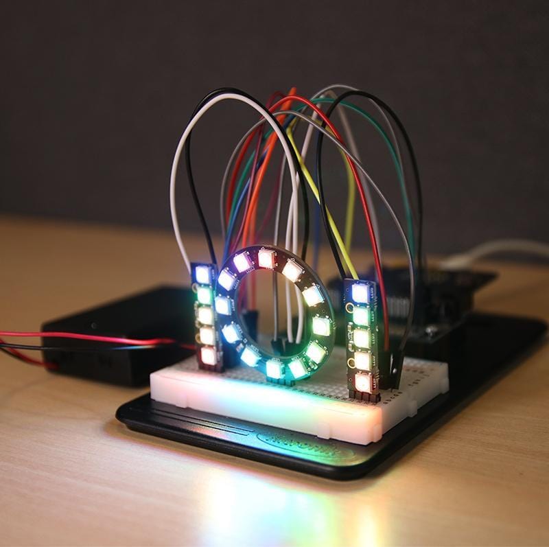 ZIP LED Add-On Pack for Kitronik Inventor's Kit for micro:bit - The Pi Hut
