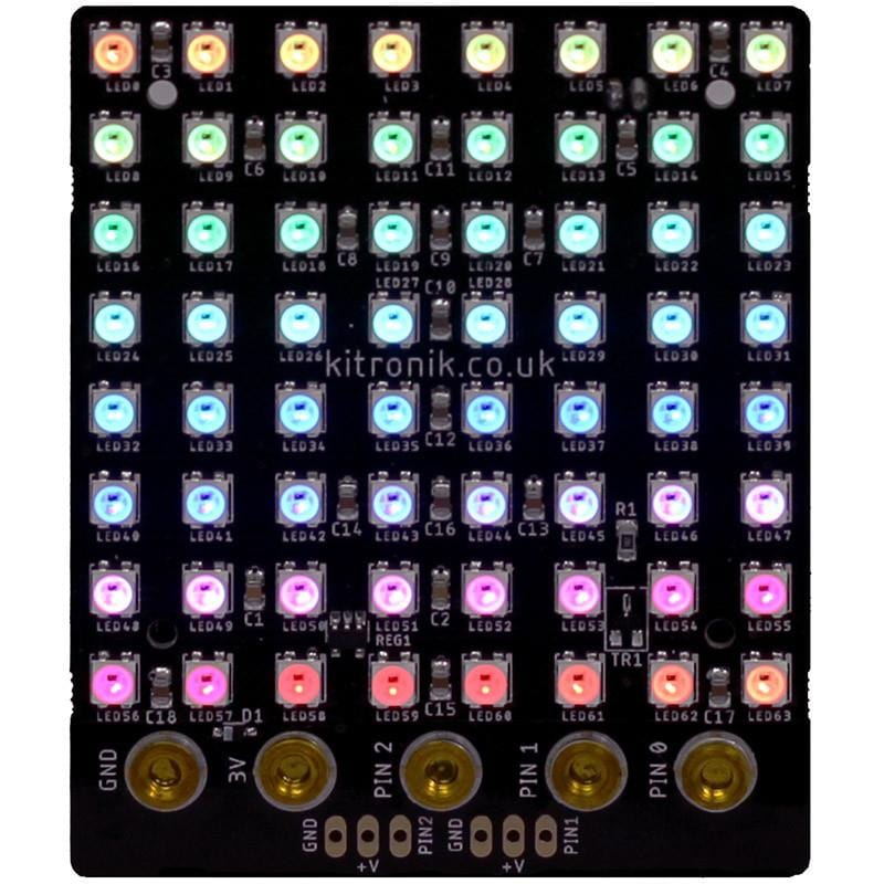 ZIP Tile for BBC micro:bit by Kitronik - The Pi Hut