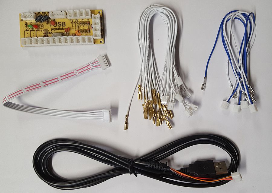 Zero Delay Arcade USB Encoder Wiring Guide