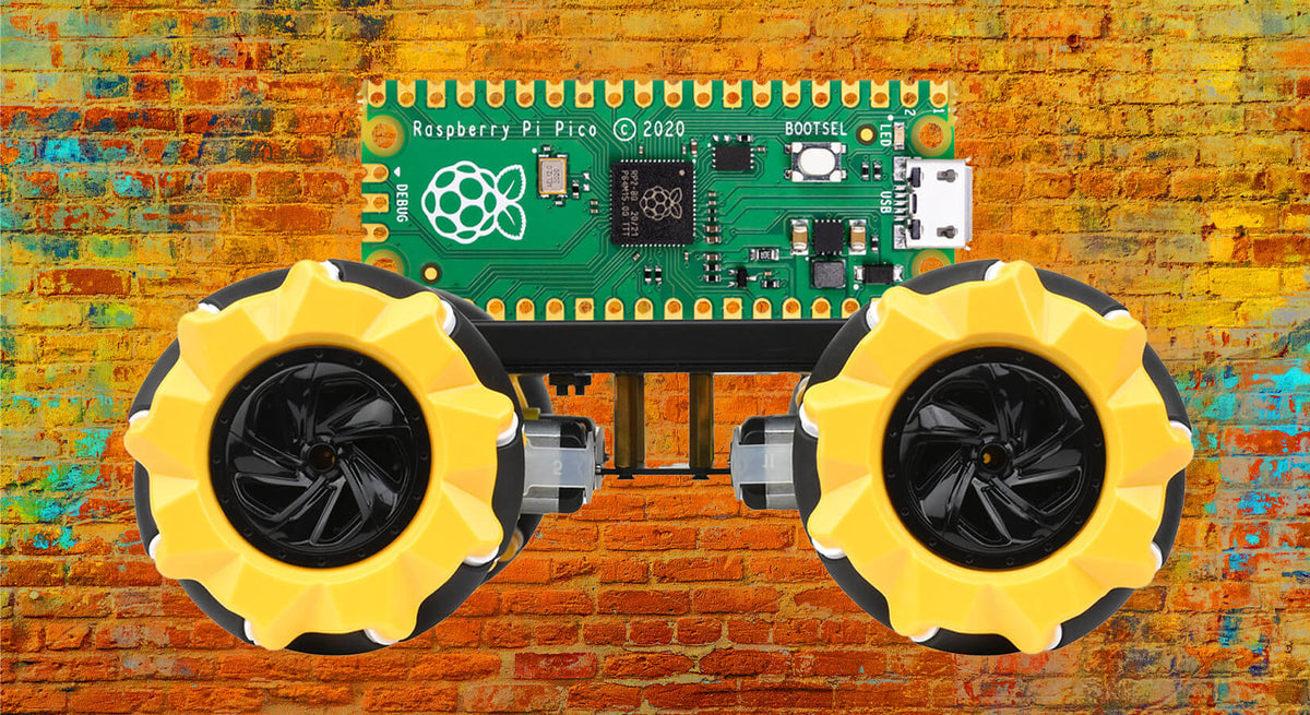 Robot Micro Python Build a Raspberry Pi Pico Robot with Mecanum Wheels