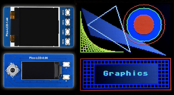 Mini Graph Display Python Code Coding Graphics with MicroPython on Raspberry Pi Pico Displays