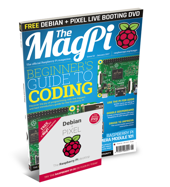 A new MagPi hits the stands, an Elf hits the shelf and there's a stringed Pi-driven musical instrument in today's Raspberry Pi Roundup