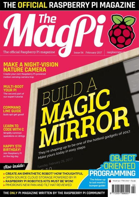 Raspberry Pi Roundup features a new MagPi, a new magazine for educators and experiments with a wireless ESP8266 board