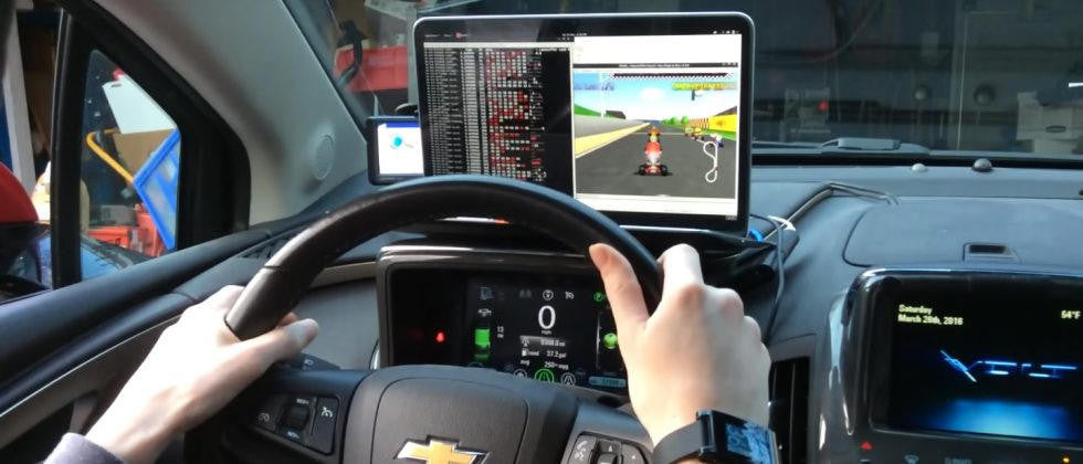 Raspberry Pi Roundup: a real car to play Mario Kart, a portable Zero terminal and a Pi-powered retina camera