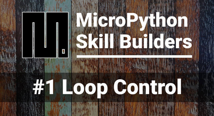 For Loops Micropython MicroPython Skill Builders - #1 Smarter Loops
