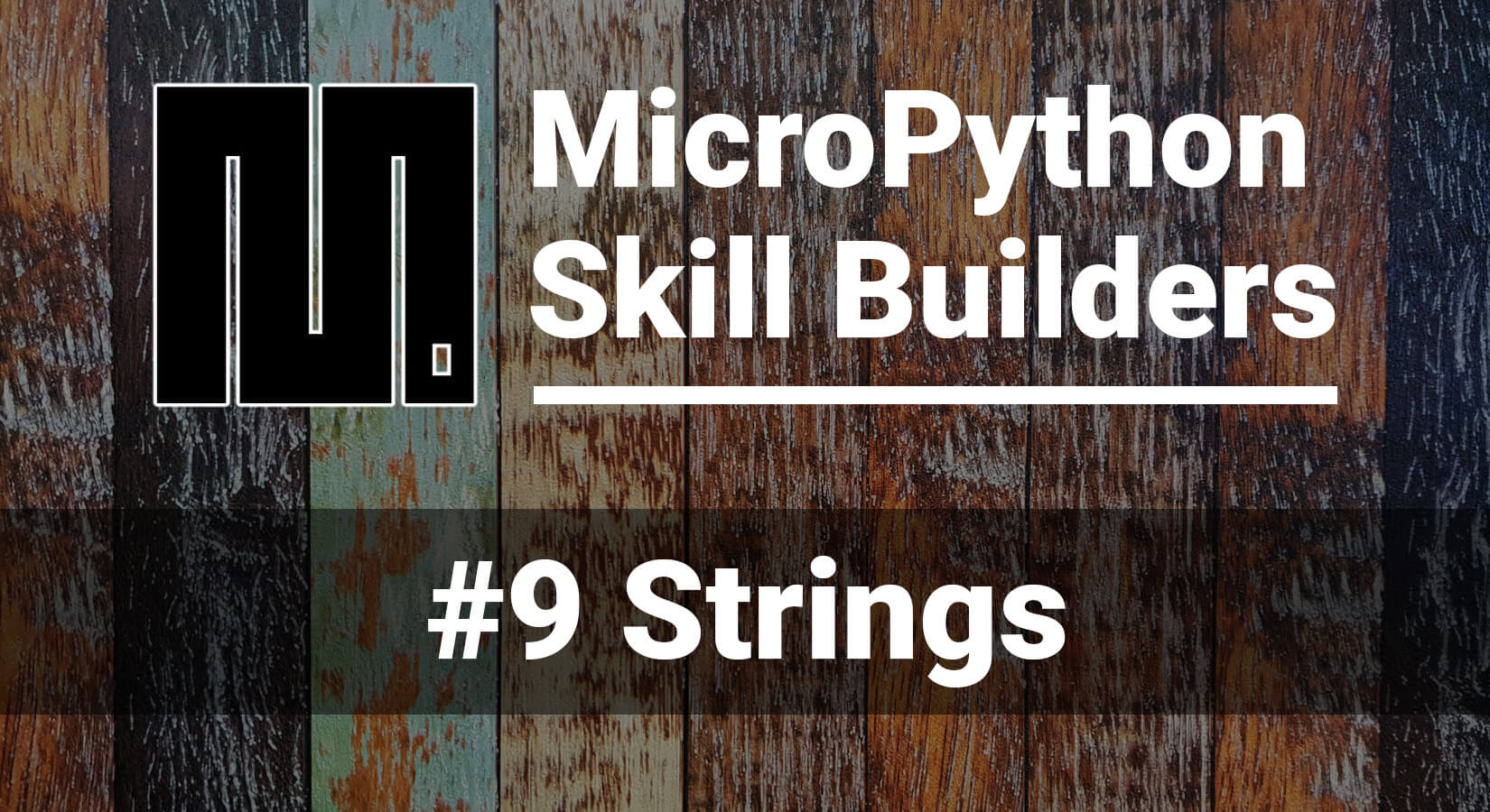 MicroPython Skill Builders - #9 Strings