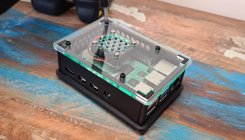 Raspberry Pi 4 Case (with cooling fan) Assembly Guide