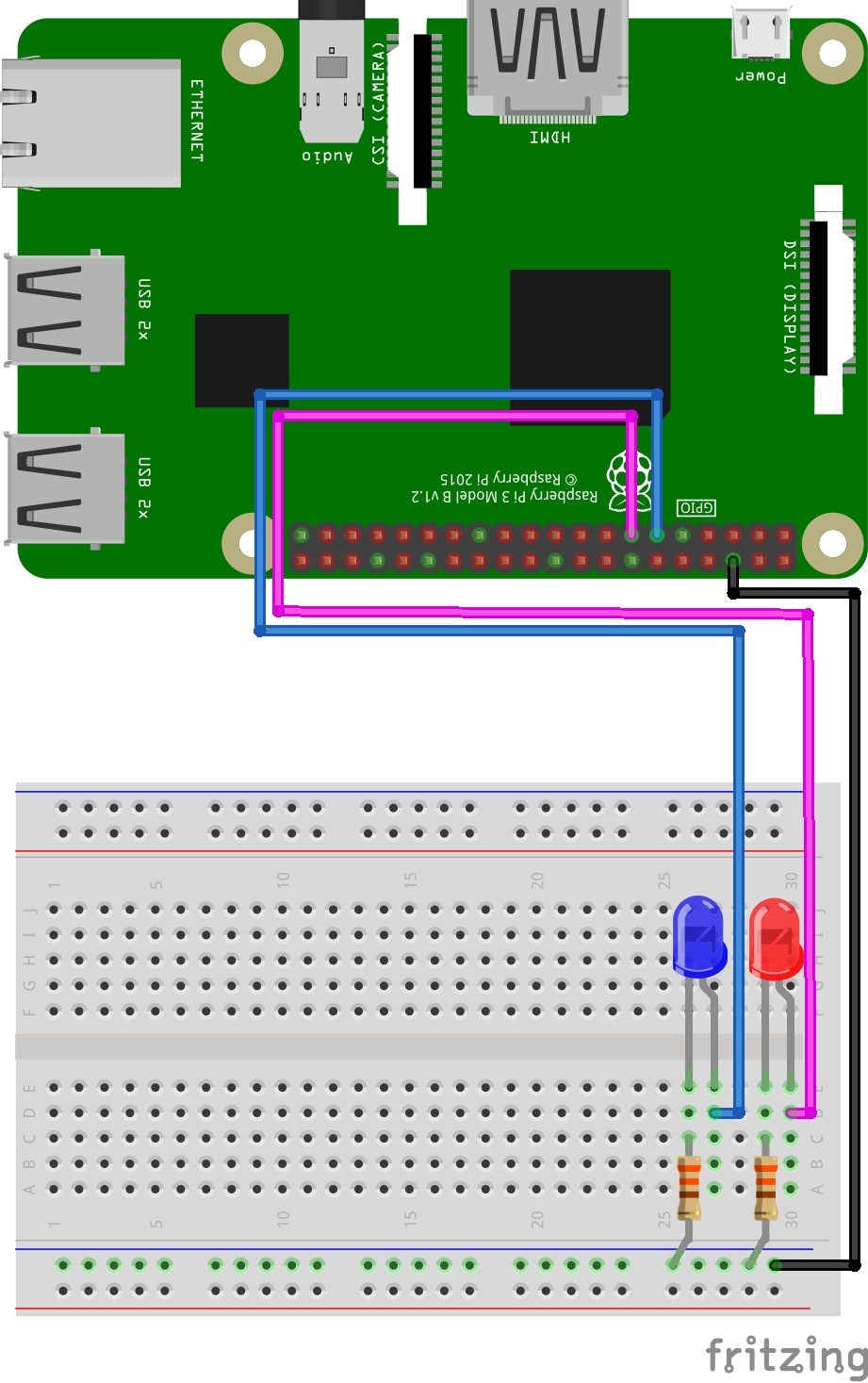 GPIO and Python (2/9) - LEDs