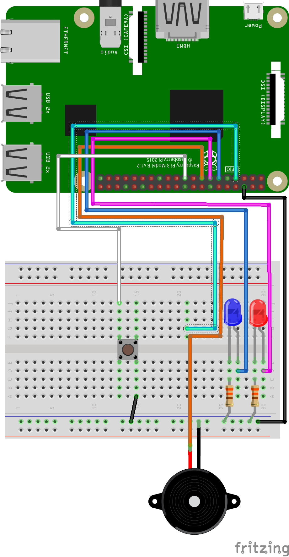 GPIO and Python (6/9) - Buzzer