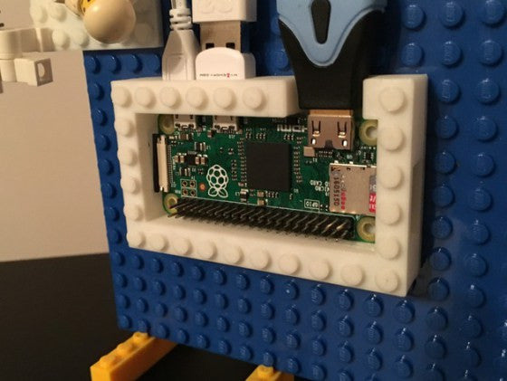 A LEGO case for the Raspberry Pi Zero and two Google Cloud projects in
