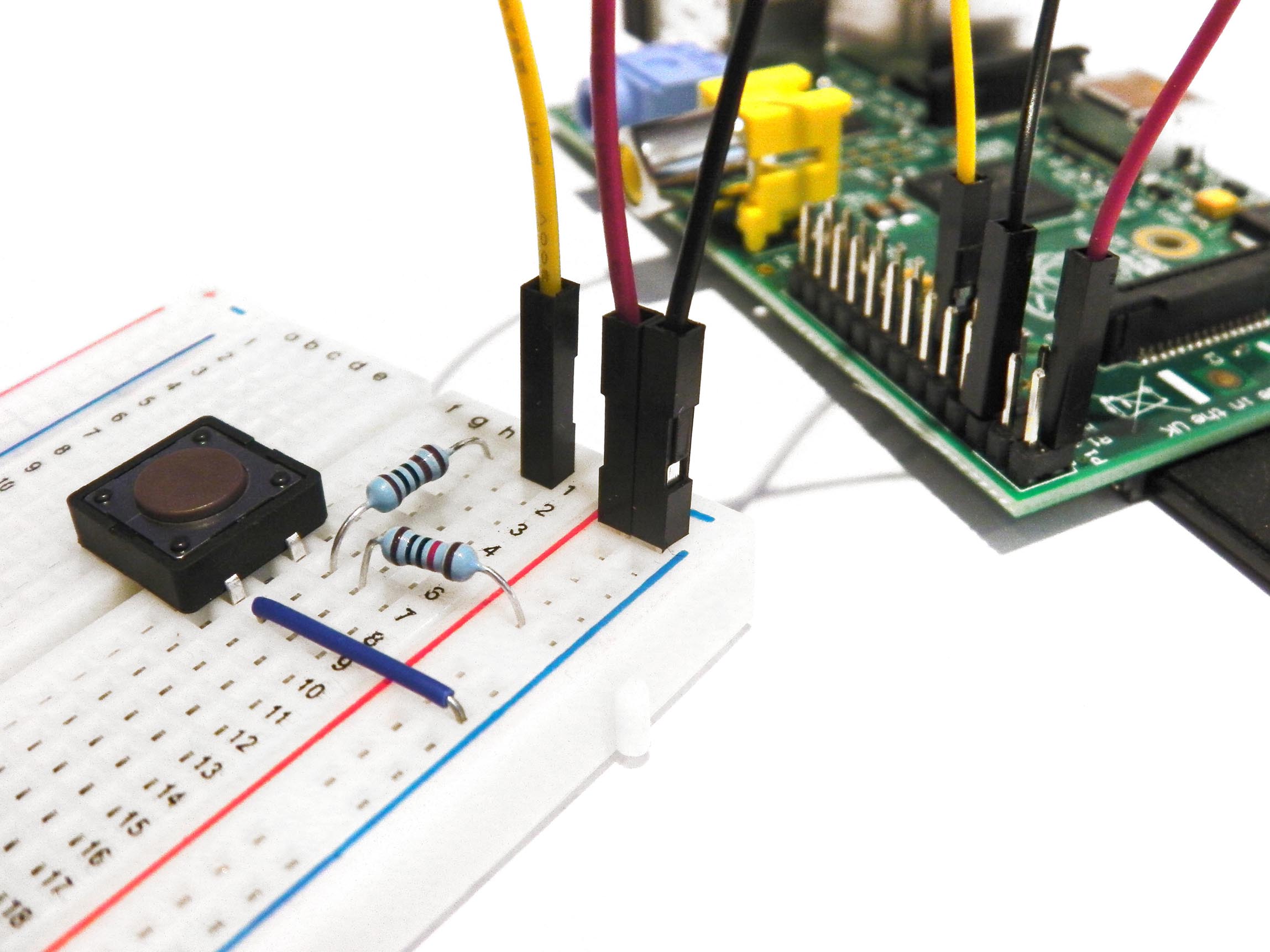 Using a Tactile Switch with the Raspberry Pi