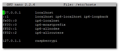 Renaming your Raspberry Pi's Hostname